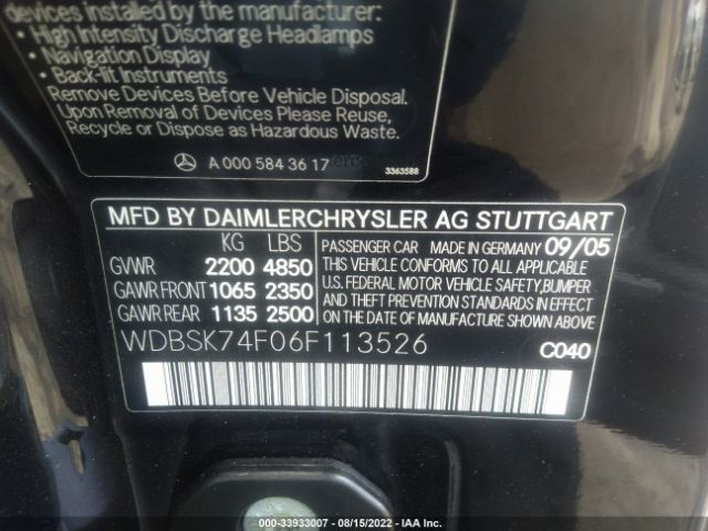 MERCEDES-BENZ SL 55 AMG